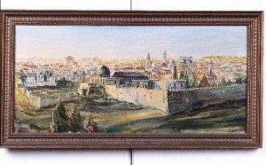 PANORAMA OF THE OLD CITY OF JERUSALEM BY ZVI RAPHAELY